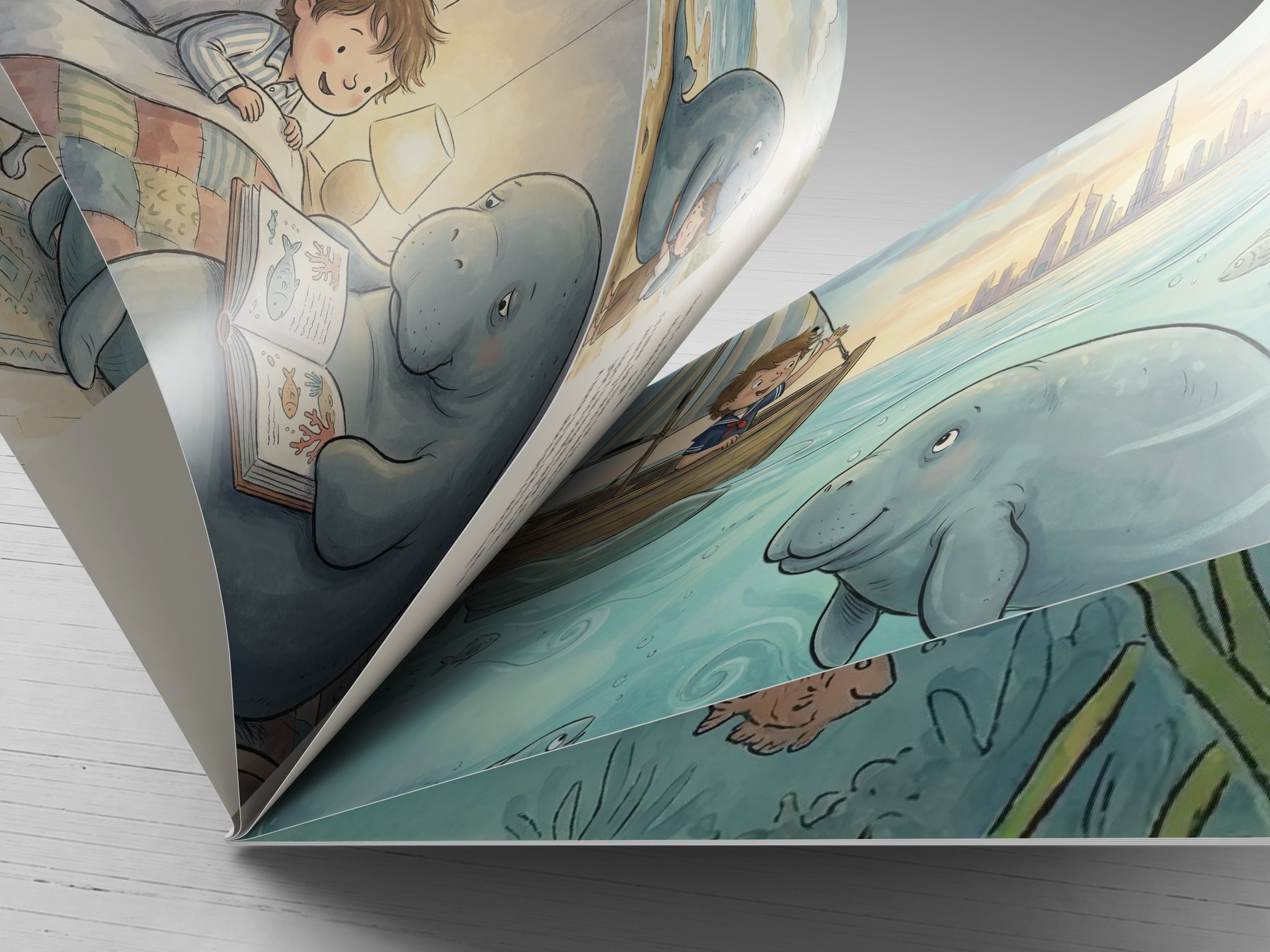 BlueVerse — A children's book for a car wash